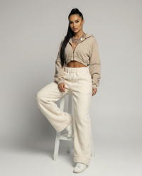 Aura Crop Zip Hoodie