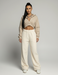 Aura Crop Zip Hoodie